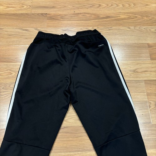 Adidas Tiro 17 Track Pants Black White Tapered Athletic Soccer BS3690 Youth Sz L - Picture 10 of 11