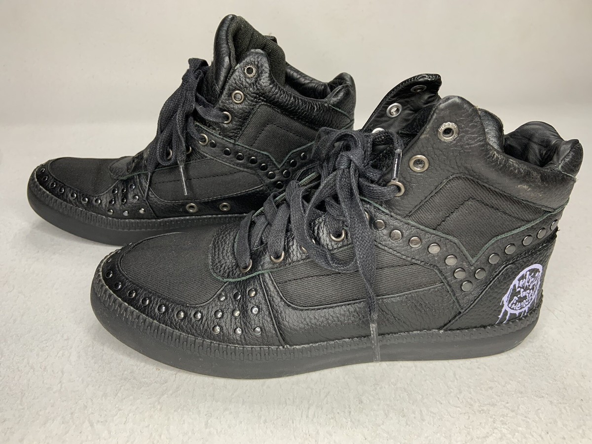 Rare Diesel x Street Fighters V Black Men High Top Sneakers