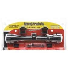 Traditions Muzzleloader Scope w/ Rings and Base Black 3-9X40