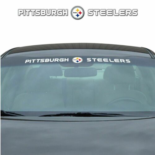Autocollant pare-brise Pittsburgh Steelers NFL 35 x 4 - Photo 1/1