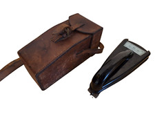 Vintage Bakelite Surface Pyrometer Temperature Gauge 0-200 Deg C With Case