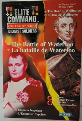 Vintage Blue Box Toys Elite Command Diecast Soldiers Set - Battle of Waterloo 