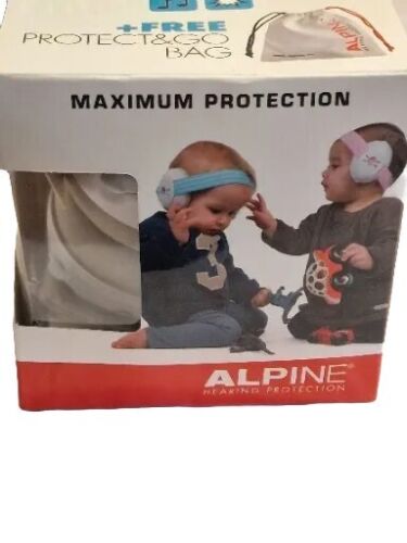 Orejeras de protección auditiva para bebé alpino mohoso negras - Imagen 1 de 8