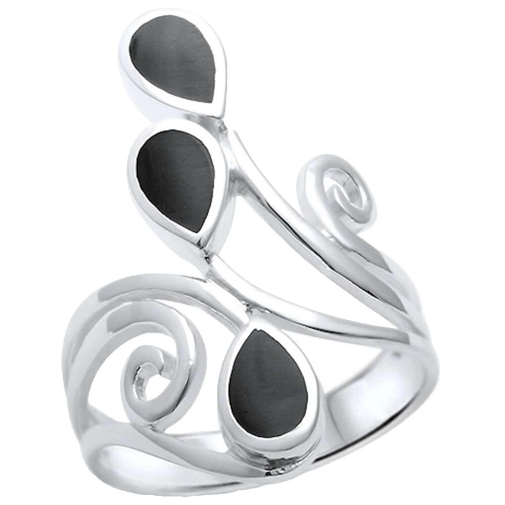 Onyx Wrap Anillos de Moda