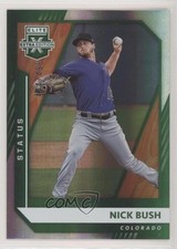 2021 Panini Elite Extra Edition Status Green 404/499 Nick Bush #166 0lk4