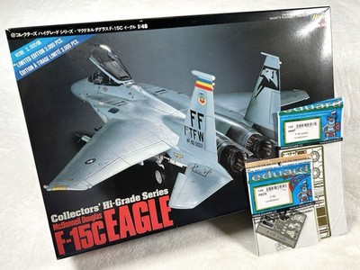 Hasegawa 1/48 F-15C Eagle Hi-Grade Kit CH1 + Metal Gear & 2 Sealed Eduard PE Set