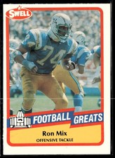 1989 Swell Greats Ron Mix #105 San Diego Chargers