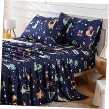 Dinosaur Sheet Set for Boys - Full Space Dinosaur Bed - Full Space
