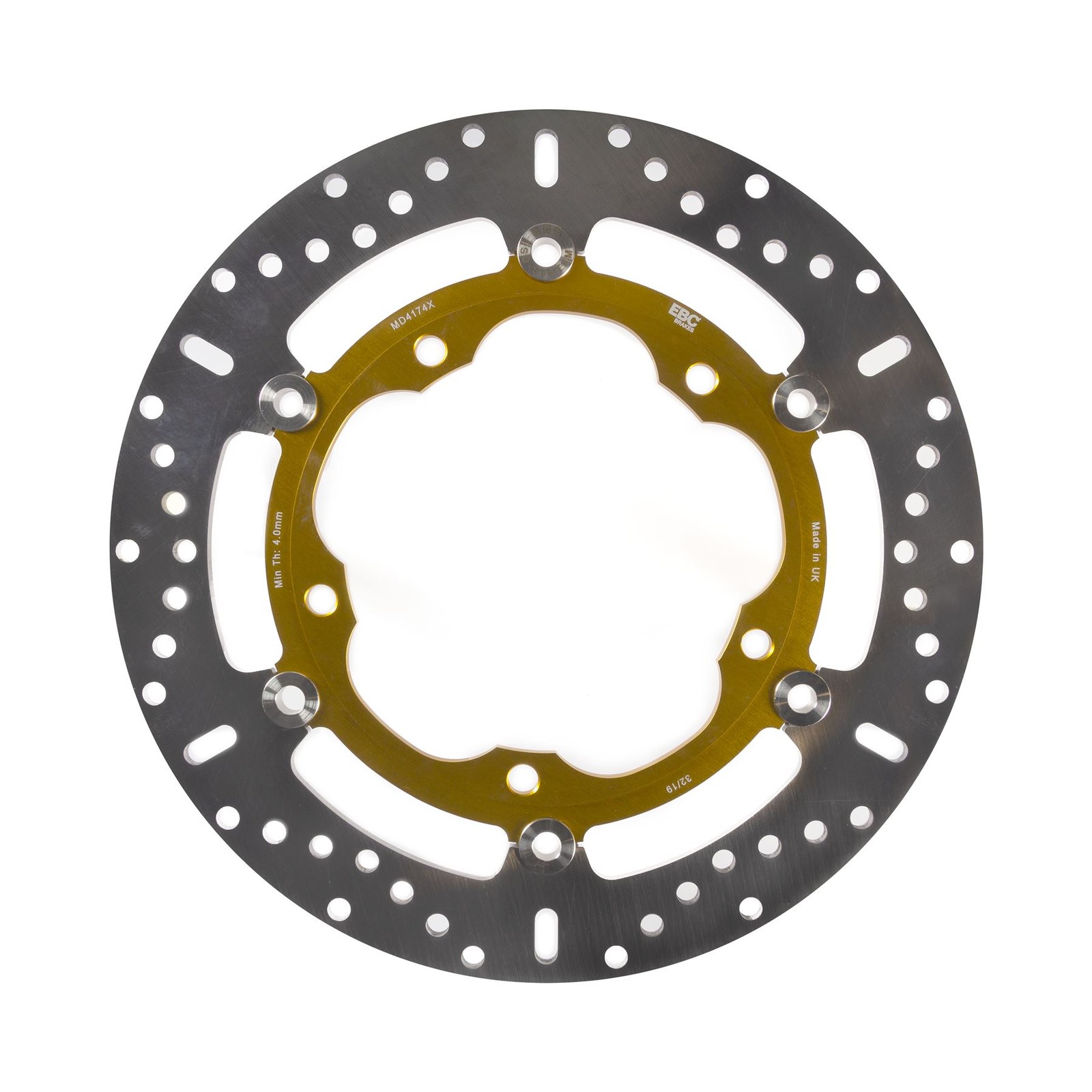 EBC Stainless Steel Floating Full Circle Front Brake Disc - MD4174X