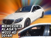 Windabweiser Regenabweiser Heko FüR Mercedes S-Kl. W222 2013-2020 4-TüRer 2-Tlg