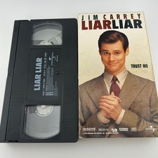 Liar Liar VHS 1997 Jim Carrey Universal Comedy Movie Tape