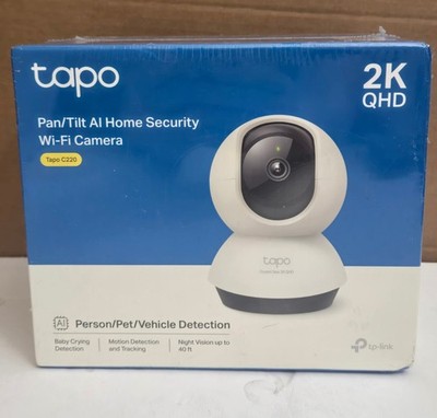 TP-Link Tapo 2K QHD Pan/Tilt Security Camera for Pet Baby Monitor C220 SEALED
