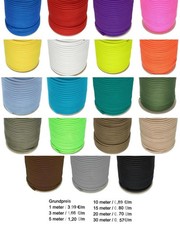 Paracord 550 Typ3 Nylonseil Schnur 4mm Kordel Flechtleine Seil Allzweckseil