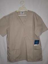New Adar Uniforms Men's Scrub Top Size Xs Beige Color