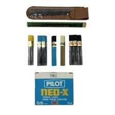 Pilot Neo-X pencil lead refills - 0.5 mm - 2H - 5 Packs, Pentel Super .5, .7 ++
