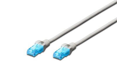 DIGITUS 15 m Cat5e U-UTP   (Cat5e, U/UTP network cable (UTP), RJ-45, RJ-45, Male