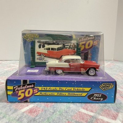 Road Champs Fabulous 50 s 1/43 Scale Die-Cast Model Car 1955 Chevrolet Bel-Air