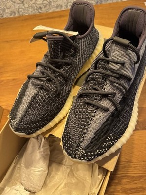 adidas Yeezy Boost 350 V2 Carbon Herren Sneaker schwarz/grau EU 44 US 10