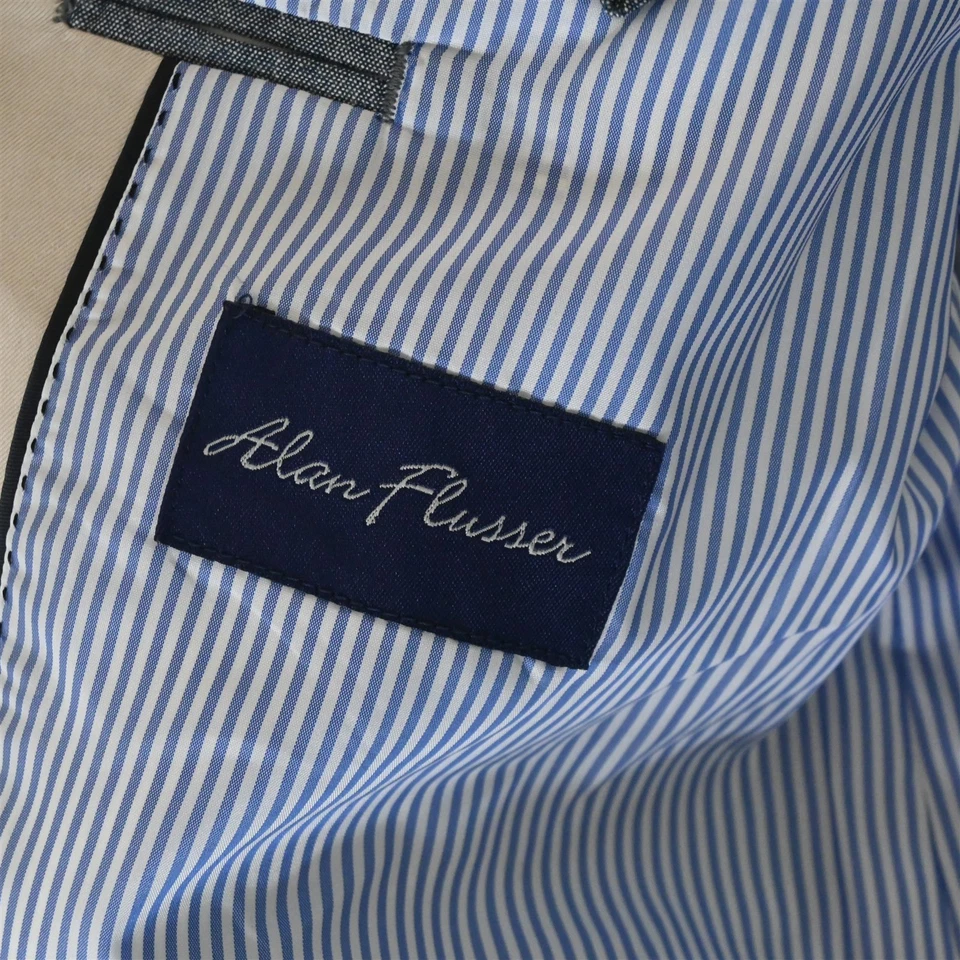 Blazer Traje Chaqueta Abrigo Deportivo Alan River 44R Caqui 100% Algodón Para Hombre Foto 4 de 4