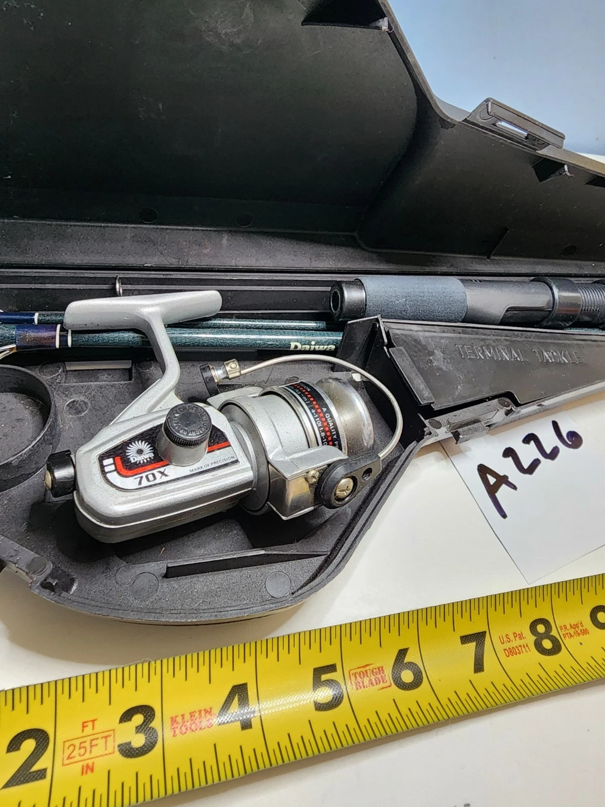 Diawa Apollo Travel Combo 4ft Rod & Reel With Case Unused Retro Bass Fishing