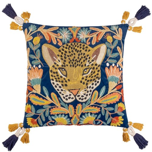 Kissenbezug Wylder Regal bestickt Leopard RV3258