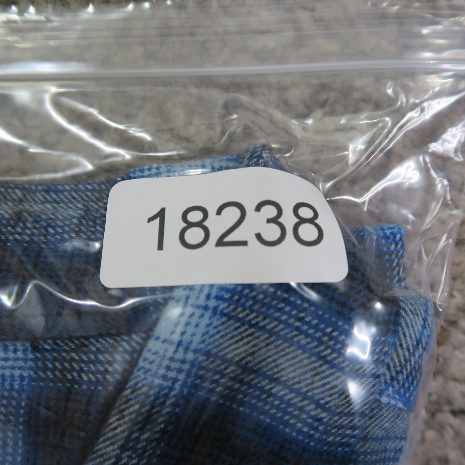 Big Mac Shirt Mens 2XL Blue Plaid Flannel Workwear Button Up Long Sleeve Casual image 7