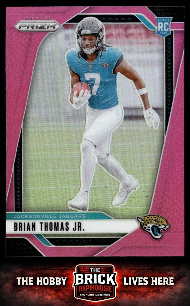 Brian Thomas Jr. 2024 Panini Prizm Pink #314 RC Jacksonville Jaguars