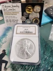 1998 NGC MS 69 Silver Eagle 1 Oz Round...Fine Silver .999.....99 CENTS $$$
