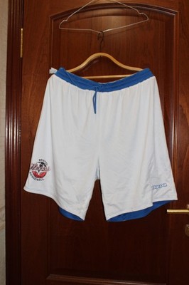 Kappa Bristol Flyers Basketball shorts white/blue reverse type  - 4XL