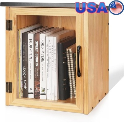 DIY Wooden Outdoor Book Box Storage Organizer Neighborhood Sharing Books New