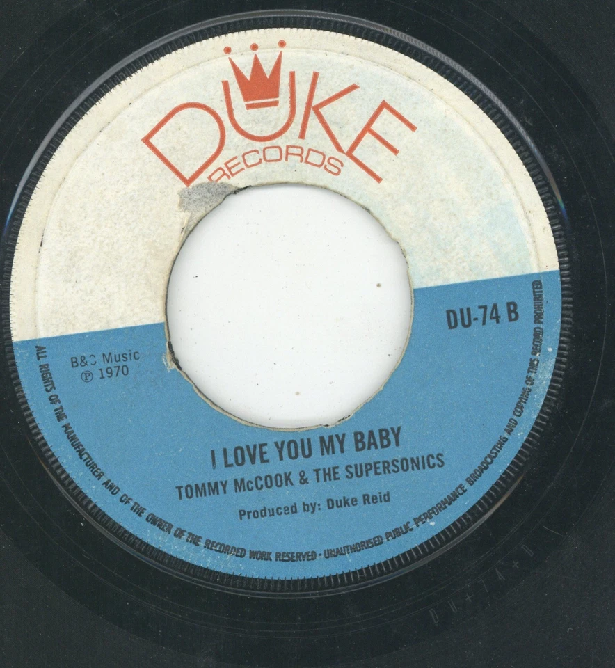 " FUNKEY REGGAE." dave barker. DUKE RECORDS 7in 1970. - Immagine 2 di 2