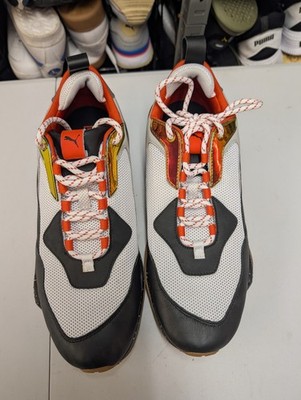 Puma Thunder Electric in weiß, schwarz und mandarinfarben Größe Herren UK 11 