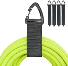 Extension Cord Holder Organizer 4 Pack, Heavy Duty Hose Hanger Straps for Garage