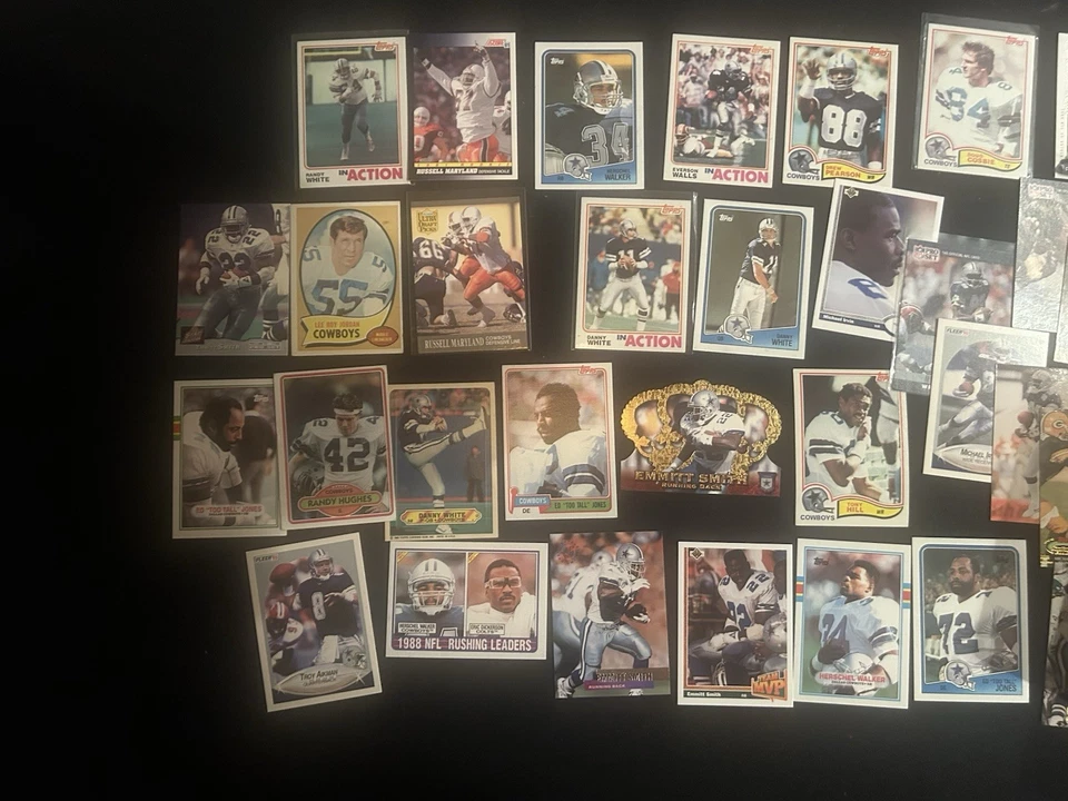 Dallas Cowboys manga cientos - Emmitt Smith, Irvin, Aikman, Walker años 80-90 Foto 4 de 4
