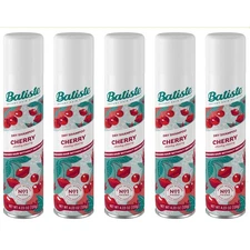 Batiste CHERRY Fruity & Cheeky Dry Shampoo 5 pack 6.73 oz / 200 ml EACH Bottle