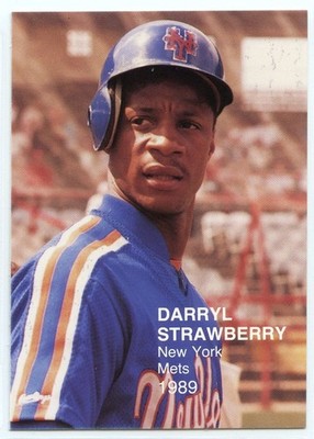 1989 Rob Broder Baseball's Best One - #8 - Darryl Strawberry - New York Mets