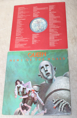 QUEEN NEWS OF THE WORLD 1976 LP VINYL ALBUM