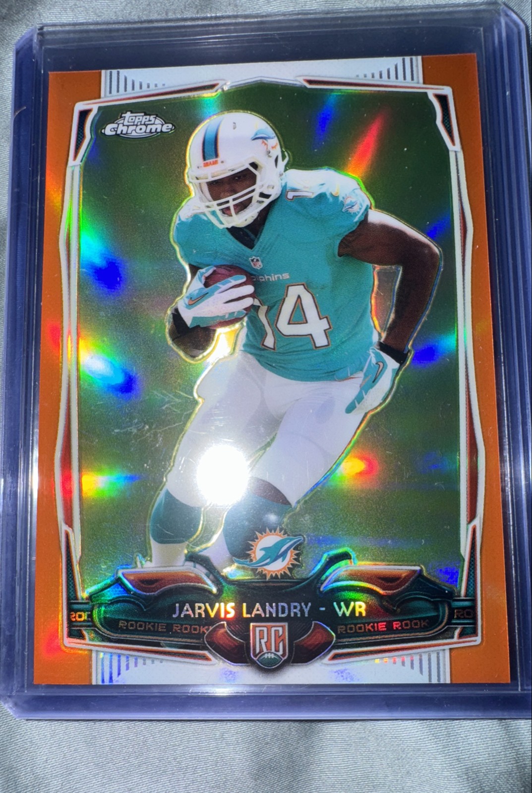 2014 Topps Chrome - Jarvis Landry #177 Orange Refractor (RC)