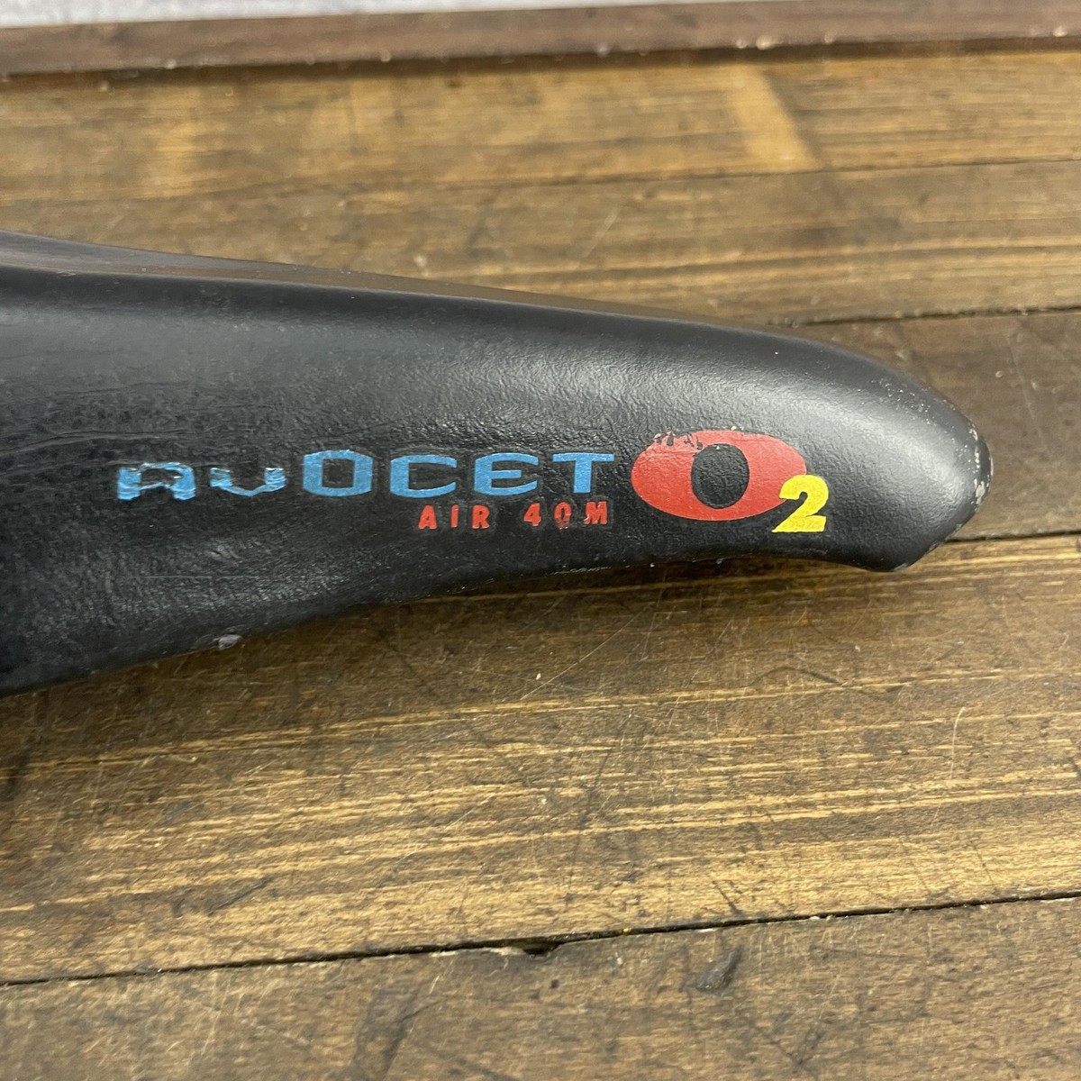 Vintage Avocet O2 Air 40M Seat Bike Saddle Cromoly Rails USA