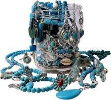  Mystery Jewelry Jar Boho Jewelry Gothic Witchy Gift Set Mixed Necklace Bracelet