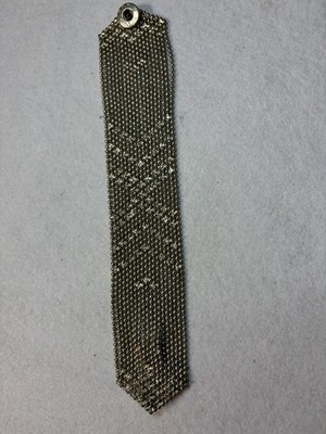 Vintage TTK Wide Multi Strand Ball Bead Bracelet Silver Tone Boho Statement Cuff