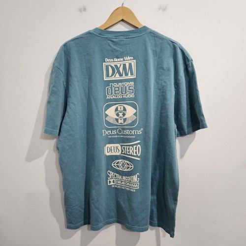 Camiseta Deus Ex Machina GD Cinemática Estática Camiseta Azul Talla Grande Audio Analógico - Imagen 2 de 11