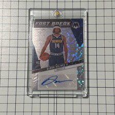 Daron Holmes II 2023 Panini NBA Fast Break RC Auto Card Rookie Ungraded