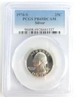 1976-S Silver Proof Washington Quarter - PCGS PR69DCAM - 25C San Francisco