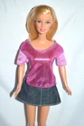 NICE! MATTEL 2000 PRETTY PICNIC BARBIE #50615 w/ ORIG EARRINGS & RING, REDRESSED