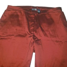 Venezia Womens Iridescent Red Shiney Size 20 Dress Pants 