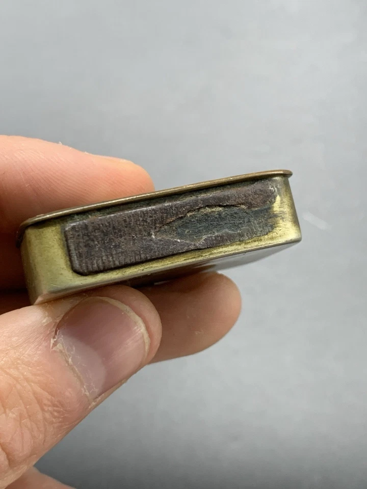 Ancien Pyrogene Boite Gratte Allumette Émaux Cloisonné Vintage Old Box Fumeur - Photo 3/4