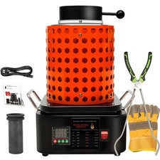 Electric Metal Melting Furnace 110V Gold Silv...