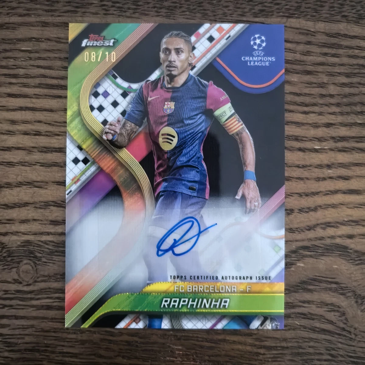 Soccer FC Barcelona Autographed Sports Trading Cards & Accessories