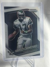 2025 Panini Prizm Black Football Harold. Carmichael White Prizm /175